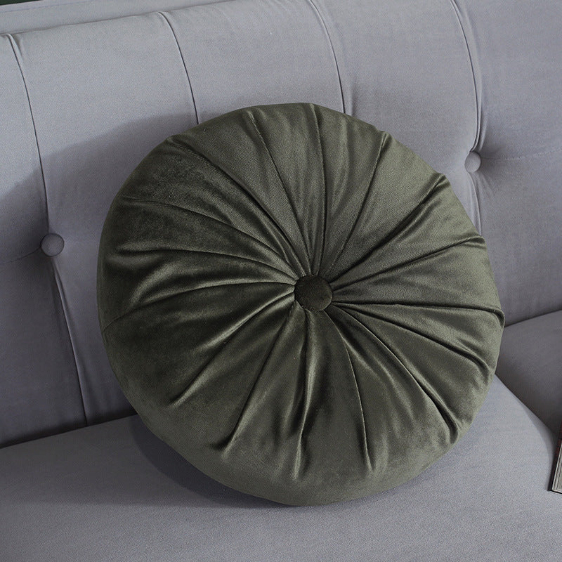 Round pinwheel cushion top